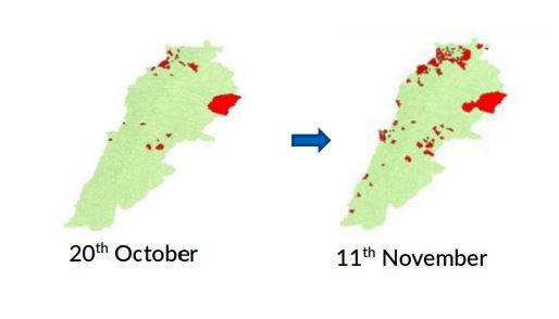 Mappa diffusione di colera