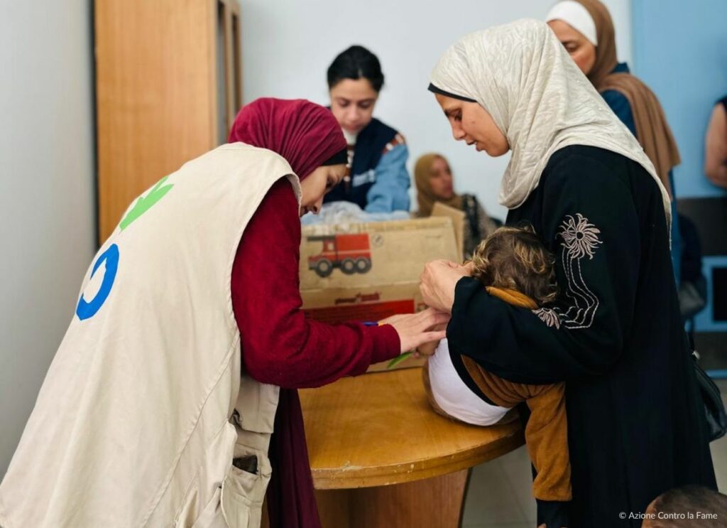 Gaza guerra bambini malnutriti